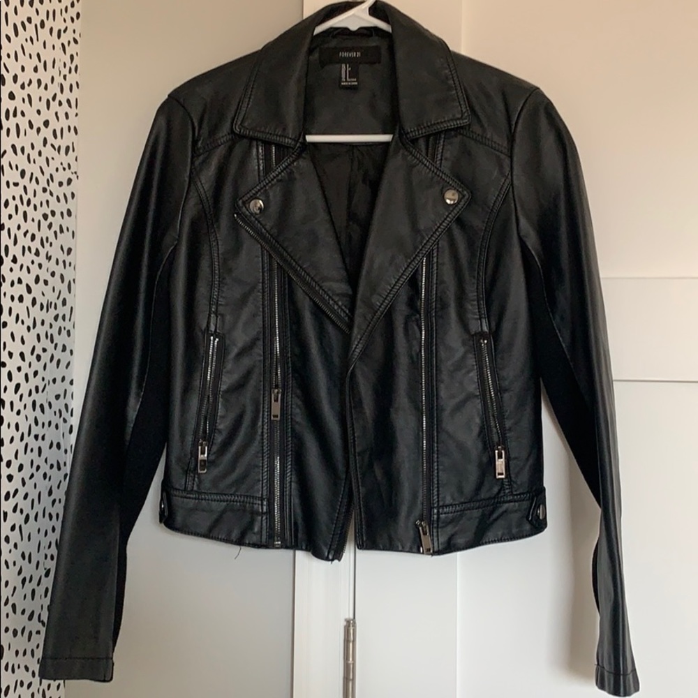 Forever 21 faux leather jacket